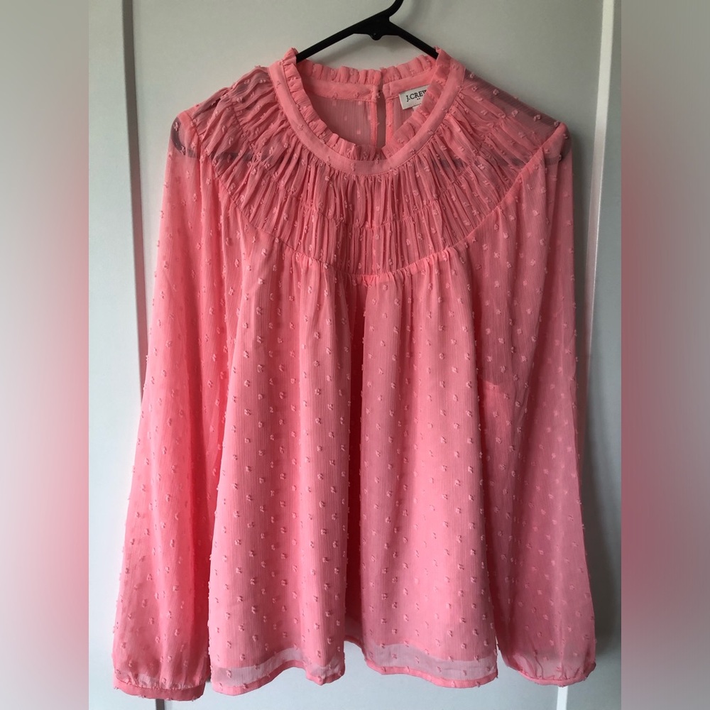 JCrew Swiss Dot top